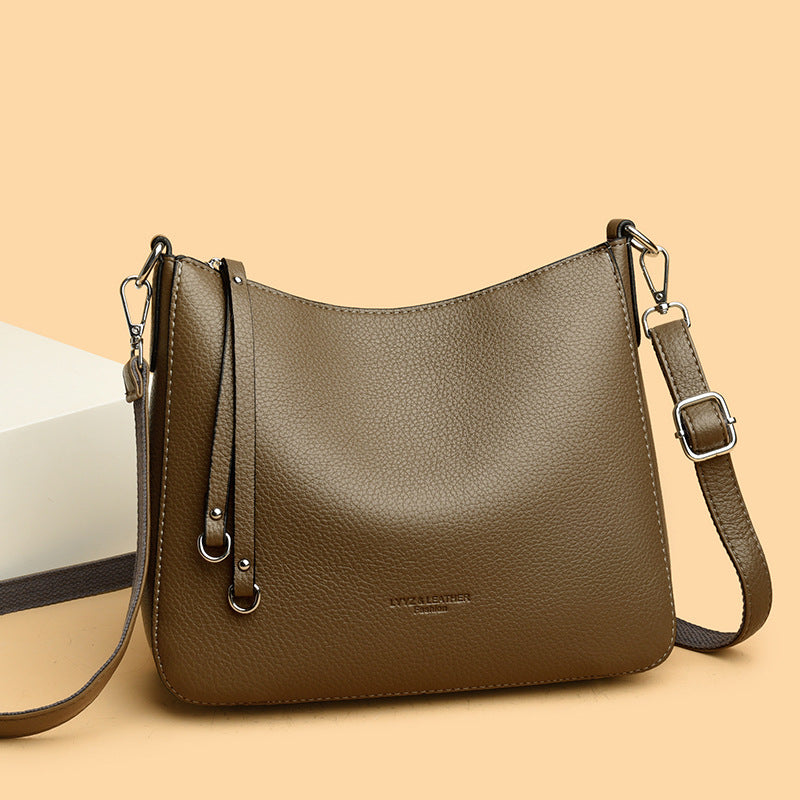 Crossbody Veske Dame Ekte Skinn - Allsidig Skulderveske