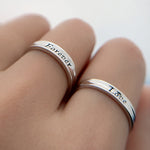 Parringer S925 Sølv Forever Love - Evig Kjærlighet Justerbar Håndlaget