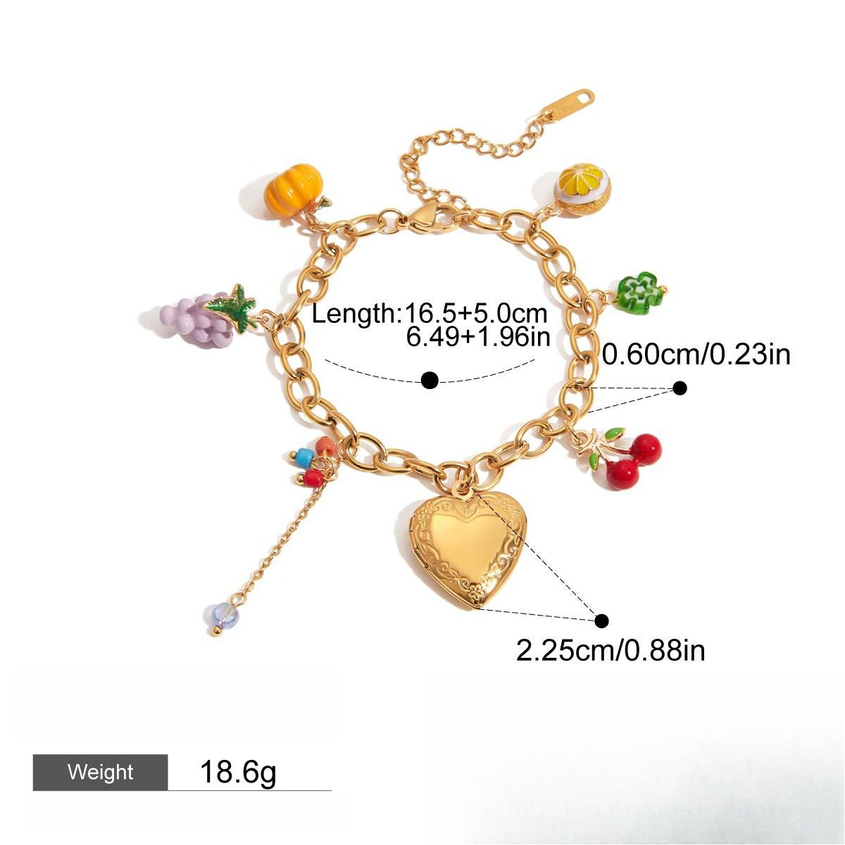 Armbånd Dame 18K Gullbelagt - Luksus Stabling Perle Design Bracelet020