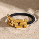 Hårsmykke Dame 18K Gullbelagt - Geometrisk Stabling Design Lett Luksus