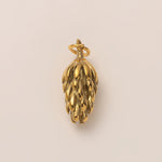 18K Gullbelagt Halskjede med Vakuumbelegg - Minimalistisk Anheng Wheat Ear Pendant