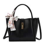 Retro Skulderveske Dame - Underarm Håndveske Messenger Bag Black