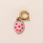 18K Gull Halskjede med Zirkonia Anheng - Elegant Smykke Strawberry Pendant