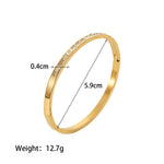 Smykkesett Dame 18K Gullbelagt - Geometrisk Edelsten Armbånd Hårtilbehør Style A-Bracelet-71