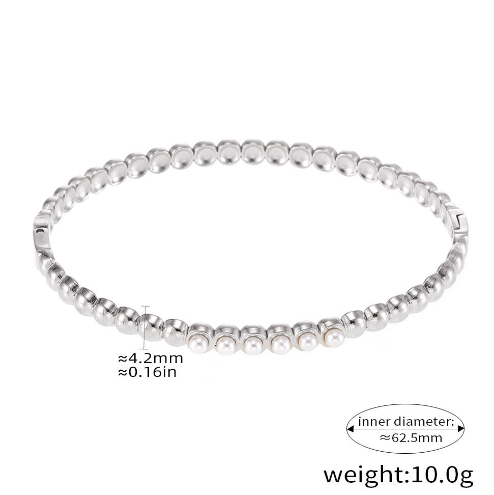 Armbånd Dame 18K Gullbelagt - Innlagt Edelsten Design Høyverdig