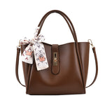 Retro Skulderveske Dame - Underarm Håndveske Messenger Bag Brown