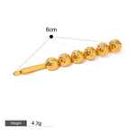 Hårsmykke Dame 18K Gullbelagt - Naturlige Marine Elementer Design Høyverdig Style H-12