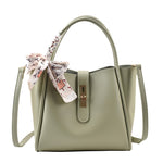 Retro Skulderveske Dame - Underarm Håndveske Messenger Bag Light Green