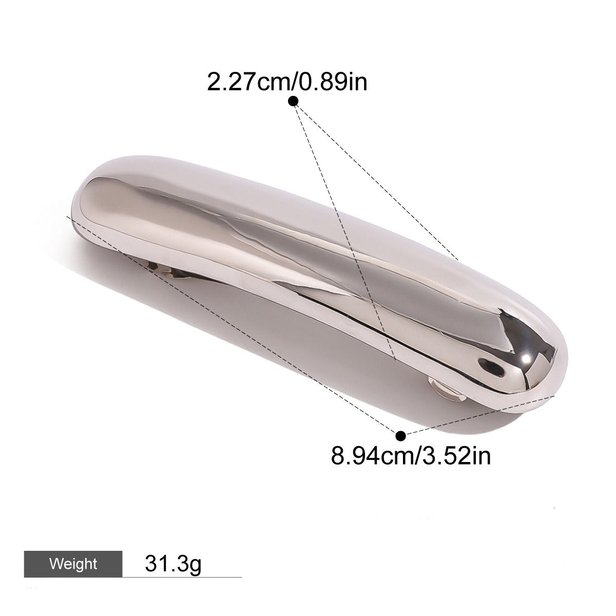 Hårsmykke Dame 18K Gullbelagt - Naturlige Marine Elementer Design Høyverdig Style W-011-S