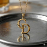 Tilpasset Bokstavhalskjede - Personalisert med Dine Initialer