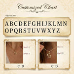 Tilpasset Bokstavhalskjede - Personalisert med Dine Initialer