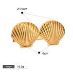 Hårsmykke Dame 18K Gullbelagt - Naturlige Marine Elementer Design Høyverdig Style Q-014