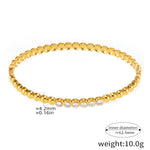 Armbånd Dame 18K Gullbelagt - Innlagt Edelsten Design Høyverdig Zircon