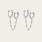 Øredobber 18K Gullbelagt – Punk & Hip-Hop Luksus Stil Silver Single Item