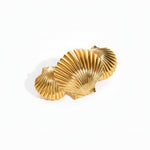 Hårsmykke Dame 18K Gullbelagt - Naturlige Marine Elementer Design Høyverdig Style C-27