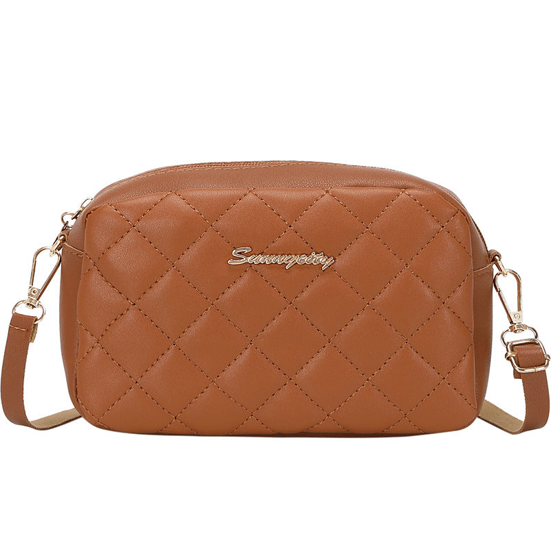 Liten Firkantet Veske Dame Brown