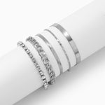 Armbånd Dame 18K Gullbelagt - Retro Trend Slangebein Kjede Diamant