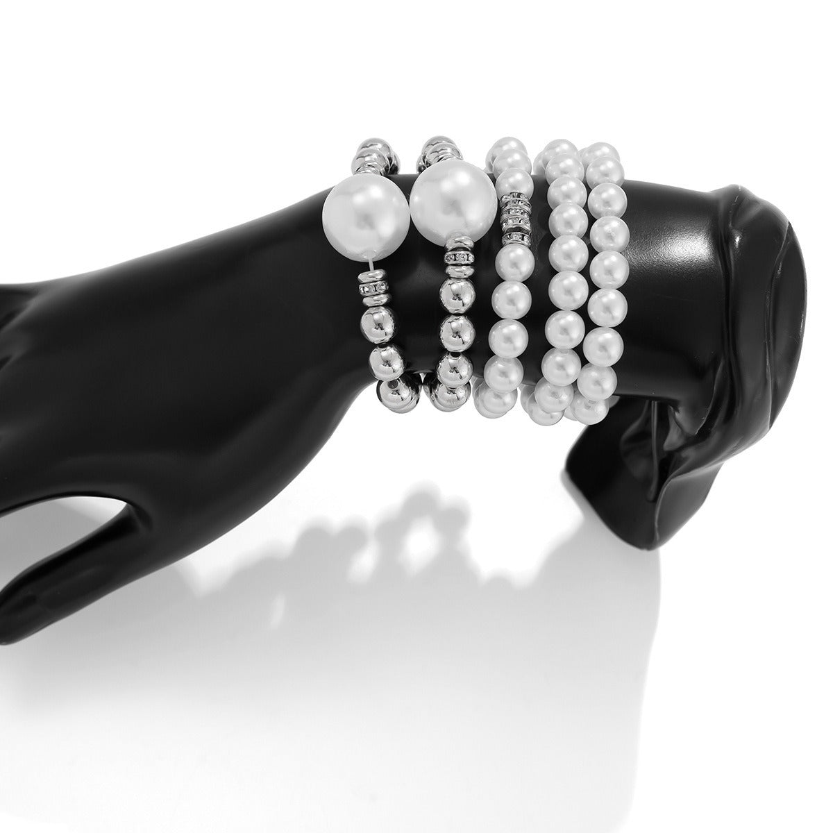 Armbånd Dame 18K Gullbelagt - Perle Stabling Design