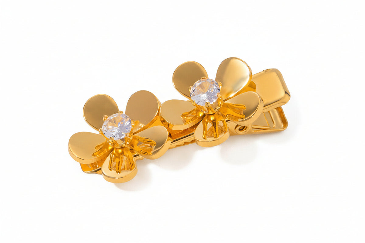 Hårsmykke Dame 18K Gullbelagt - Naturlige Marine Elementer Design Høyverdig Style D-17