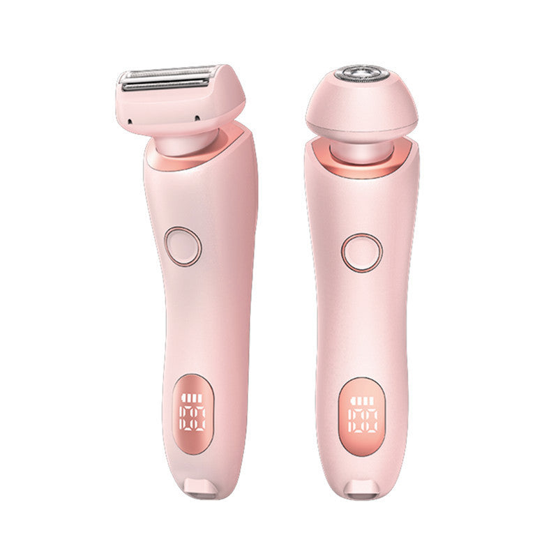 2-i-1 Hårfjerning Epilator – USB Oppladbar & Vanntett | Skånsom og Smertefri Pink USB