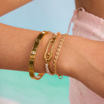 Armbånd Dame 18K Gullbelagt - Lett Luksus Høyverdig Zirkon