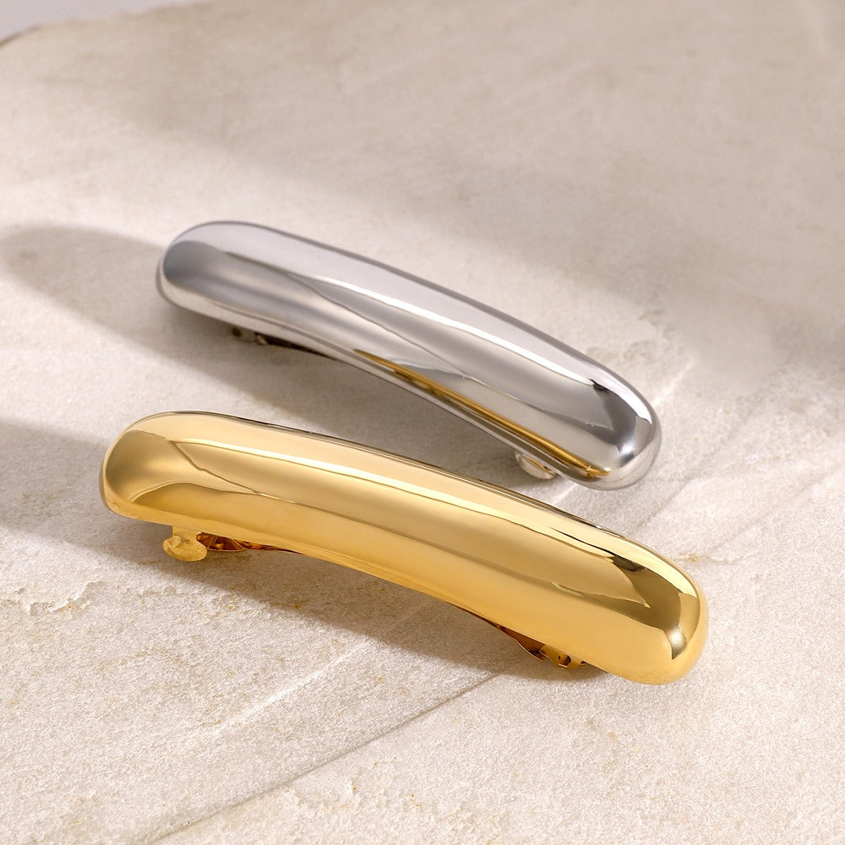 Hårsmykke Dame 18K Gullbelagt - Geometrisk Design Høyverdig Enkel