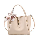 Retro Skulderveske Dame - Underarm Håndveske Messenger Bag White