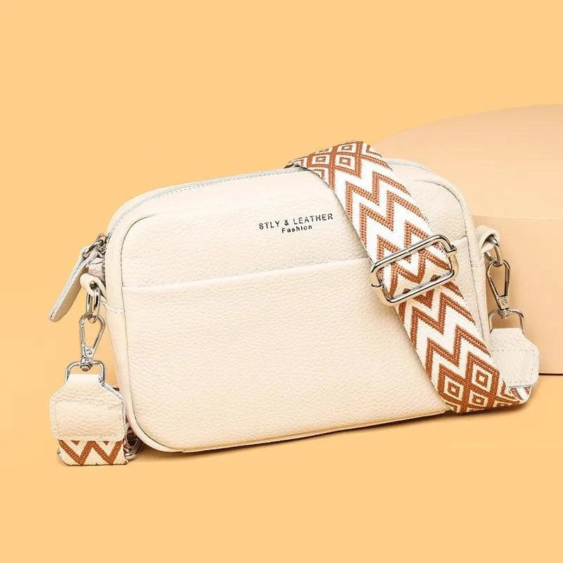 Crossbody Veske Dame Ekte Skinn