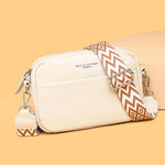Crossbody Veske Dame beige Ekte Skinn - 5 Farger 399kr