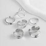 Smykkesett Dame - Ringer og Armbånd 01 White K Ring Set 5148