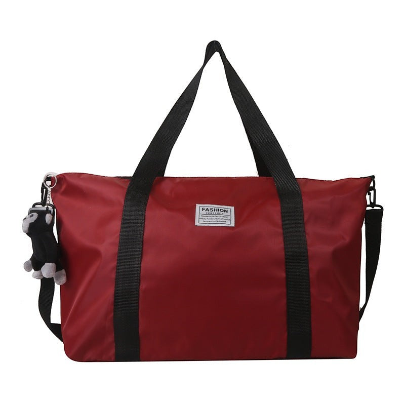 Tote Bag Dame med Glidelås Vinrød (uten anheng)