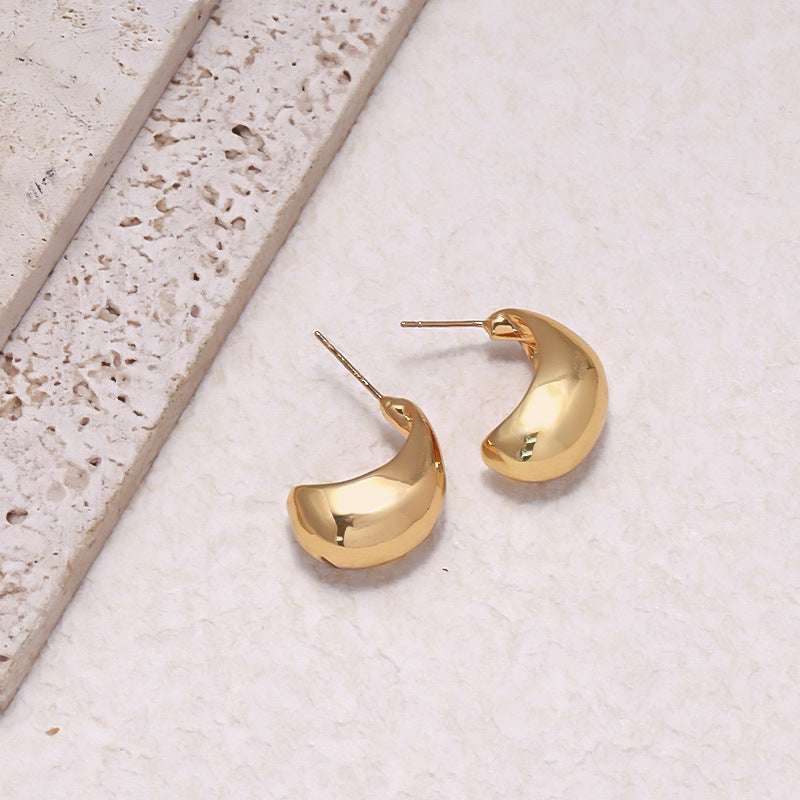 Retro Geometriske Øredobber for Dame 11#WH1857-1