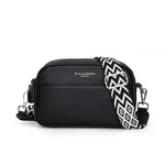 Liten Crossbody Veske Dame svartEkte Skinn - 9 Farger 369kr