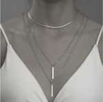 Elegant Flerlags Halskjede i Gull - Minimalistisk Smykke for Kvinner 5901102HB