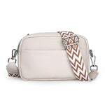 Liten Crossbody Veske Dame hvit Ekte Skinn - 9 Farger 369kr