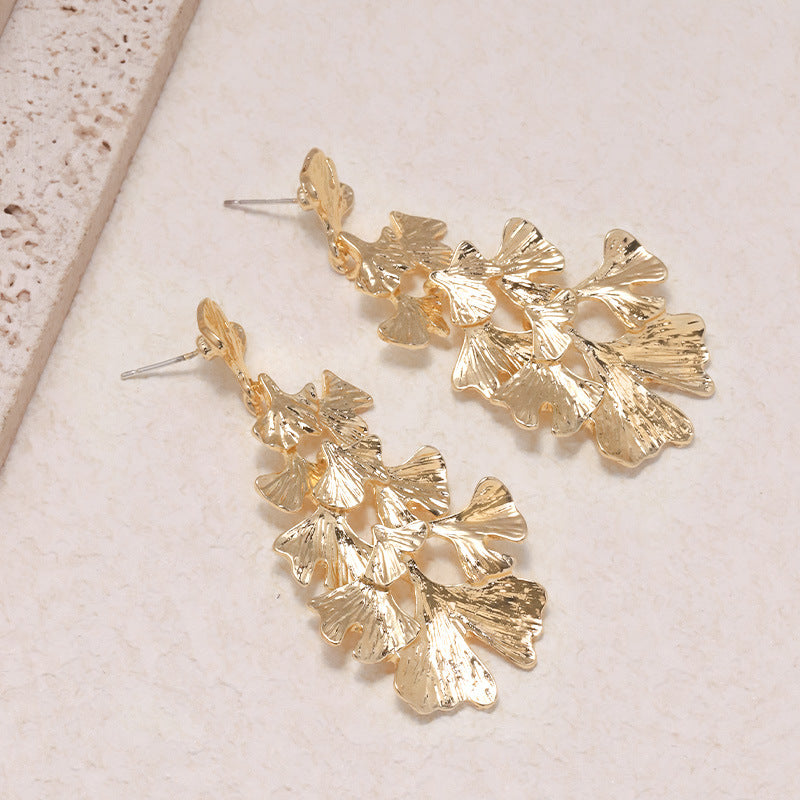 Retro Geometriske Øredobber for Dame 15#WH1011-1