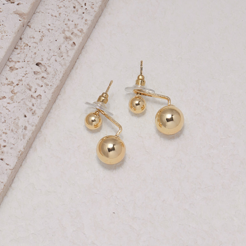 Retro Geometriske Øredobber for Dame 19#WH0520-1