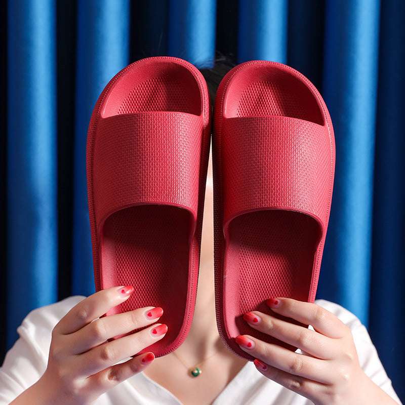 Tykke Flip Flop med Myk Såle Red 40-41