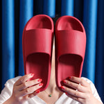 Tykke Flip Flop med Myk Såle Red 36-37