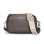 Liten Crossbody Veske Dame glå Ekte Skinn - 9 Farger 369kr