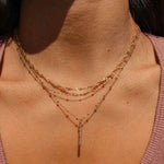 Elegant Flerlags Halskjede i Gull - Minimalistisk Smykke for Kvinner 5918901HB