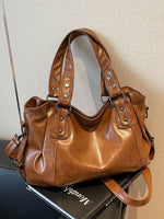 Cross-Border Women's Bag Wholesale European And American Retro Casual High-End Shoulder Tote Bag Fashionable Versatile Commuter Crossbody Bag