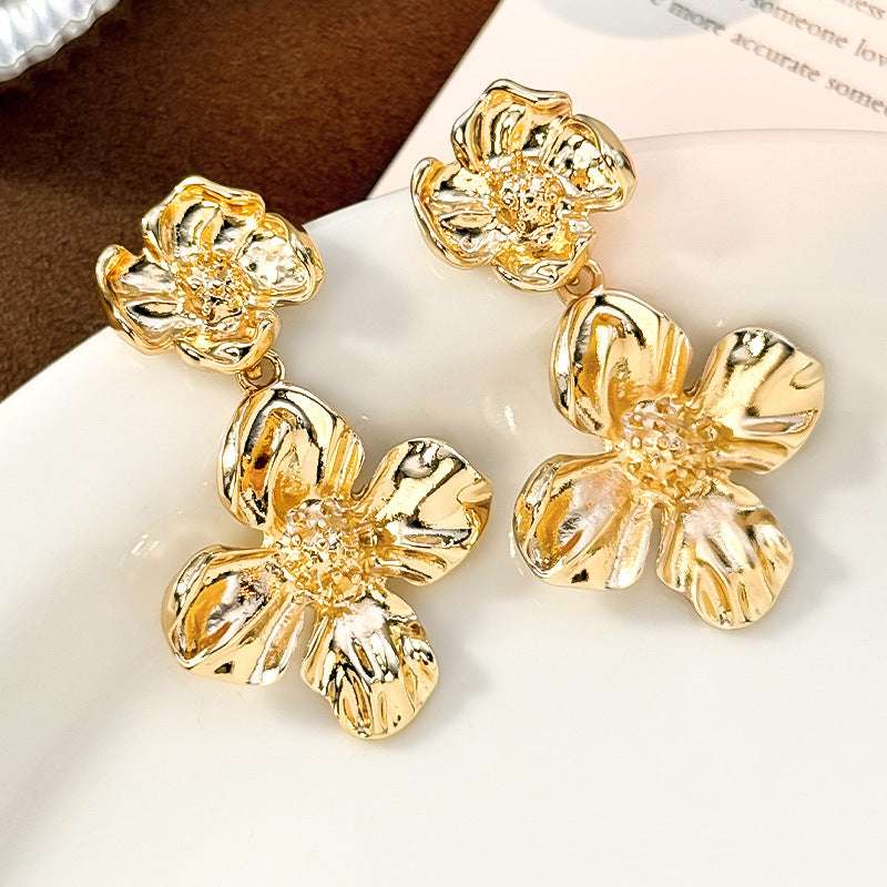 Retro Geometriske Øredobber for Dame 17#WH3312-1