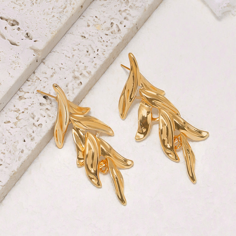 Retro Geometriske Øredobber for Dame 16#WH0618