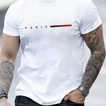 Paris T-skjorte Herre A0371 Paris - White