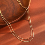 Elegant Flerlags Halskjede i Gull - Minimalistisk Smykke for Kvinner 5944601HB