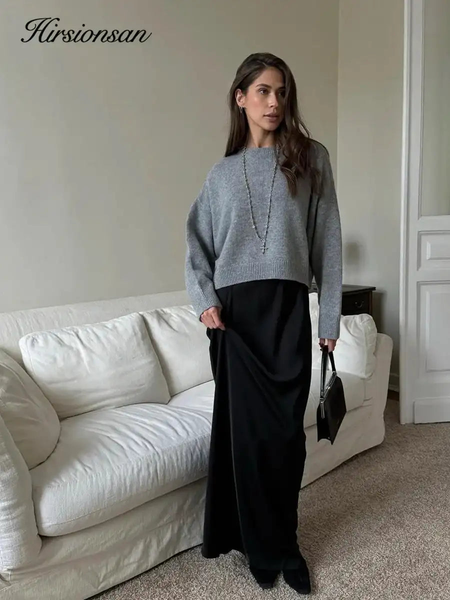 Strikket Genser Dame - Oversized Varm Pullover 2025