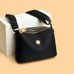 Crossbody Veske Dame - Vanntett Nylon Skulderveske med 3 Lag