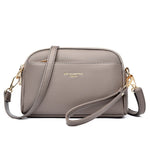 Skulderveske Dame Motorsykkel-Stil grey