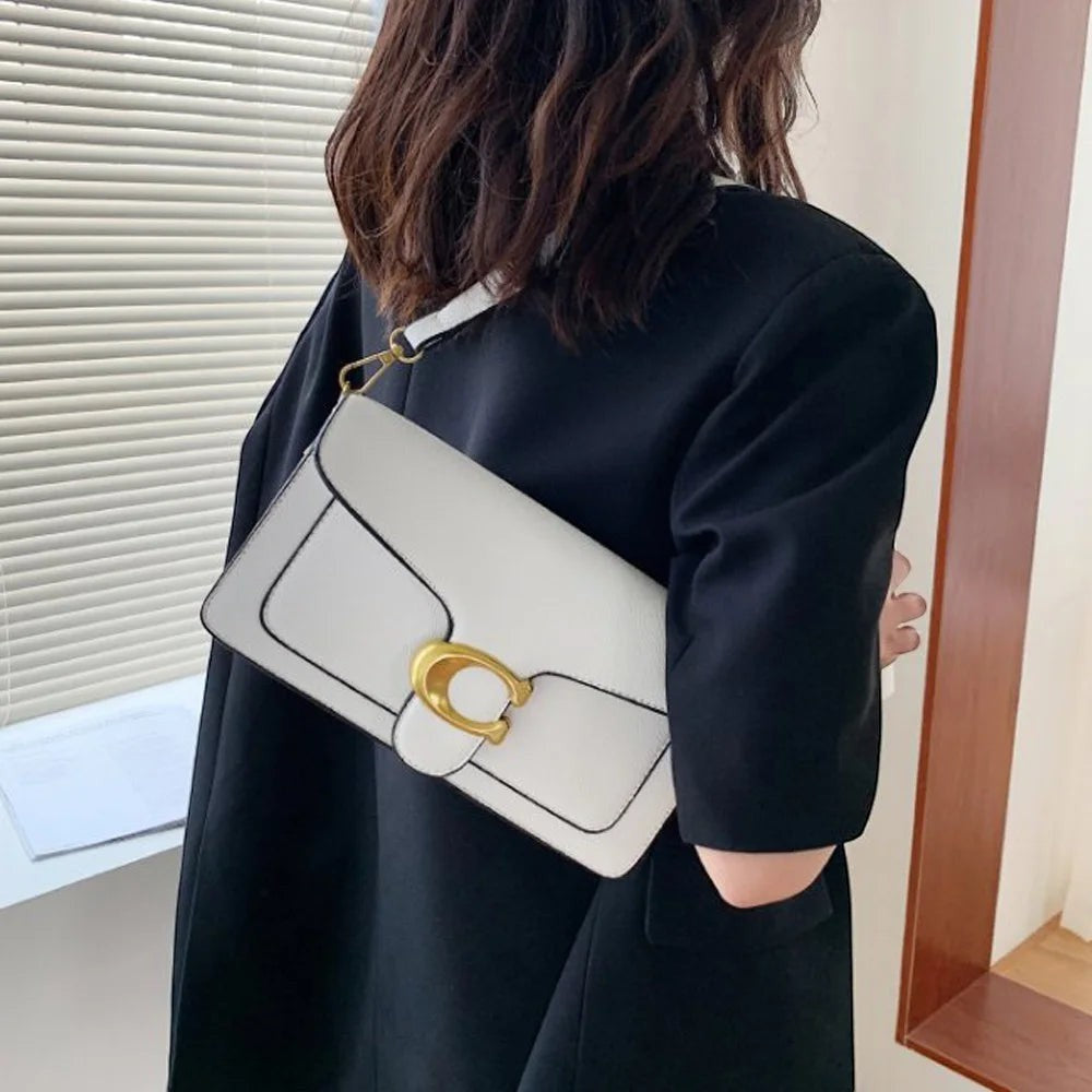 Crossbody Veske Dame | Liten Skulderveske med Dobbel Stropp